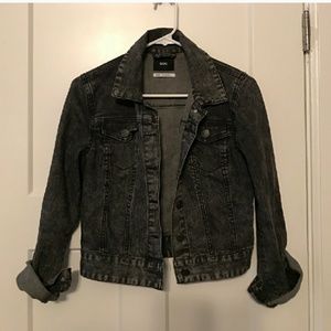 BDG Faded Acid Wash Crop Jacket